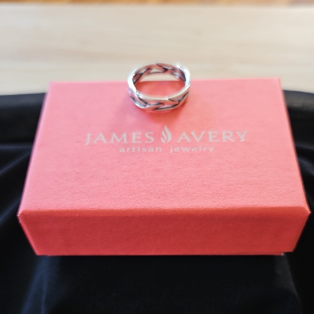 James Avery Twisted Silver Ring